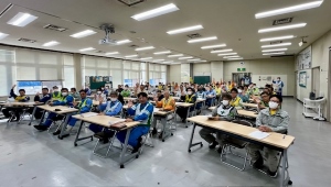 九州製鉄所大分にて安全講話